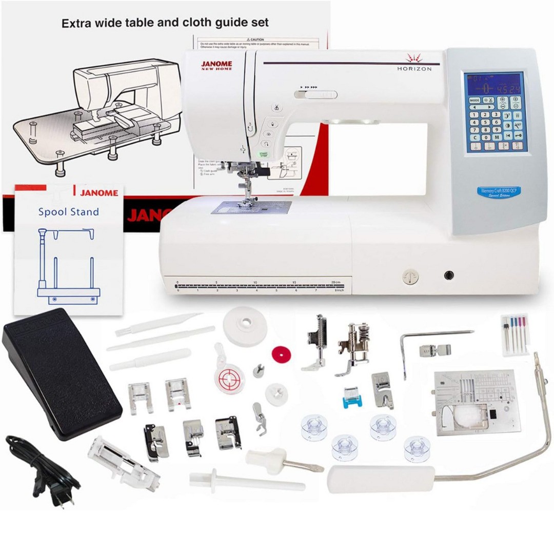 Janome Horizon Memory Craft 8200QCP Special Edition Sewing Machine