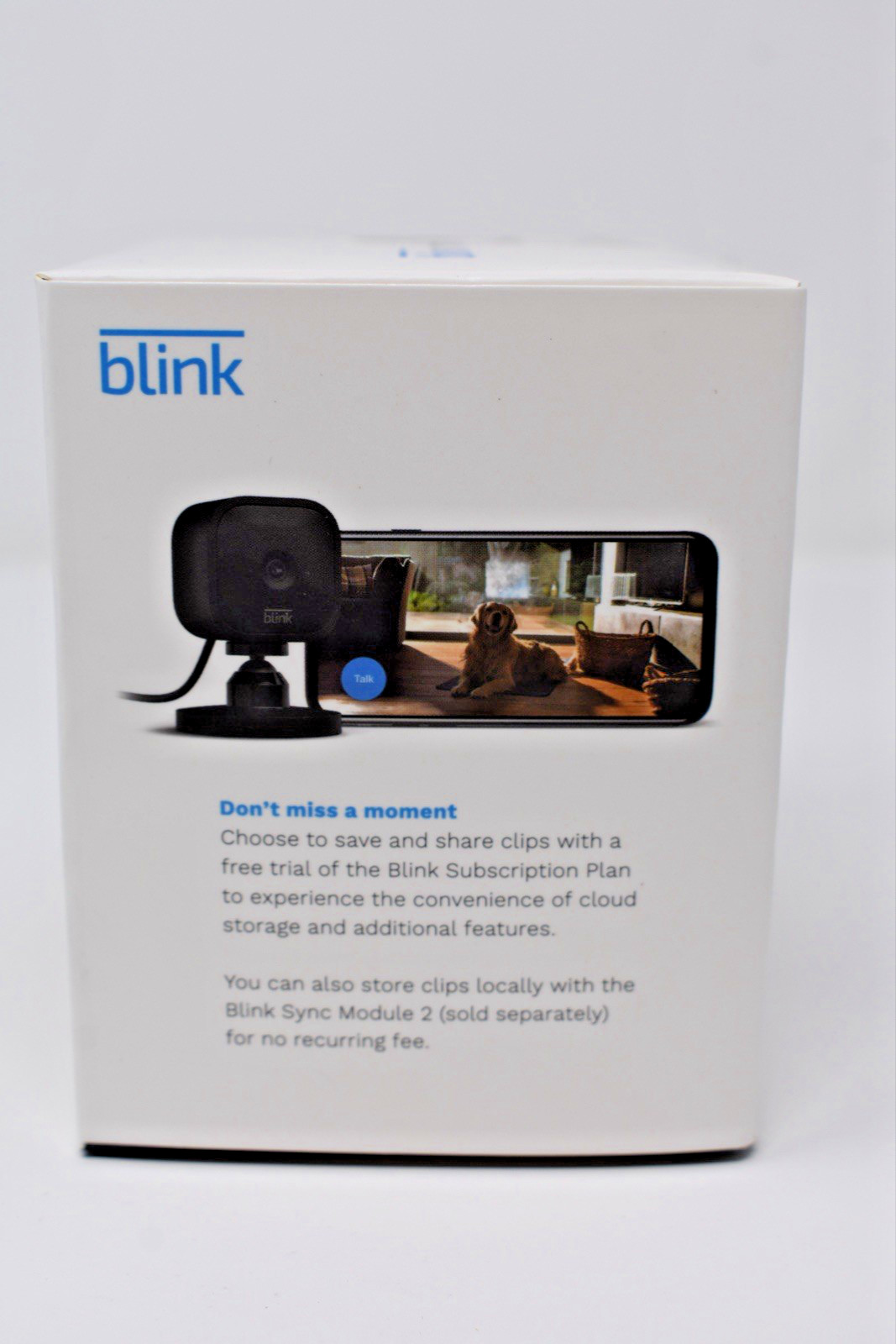 Blink Mini Indoor Plug-In HD Smart Security Camera Black Works With Alexa New