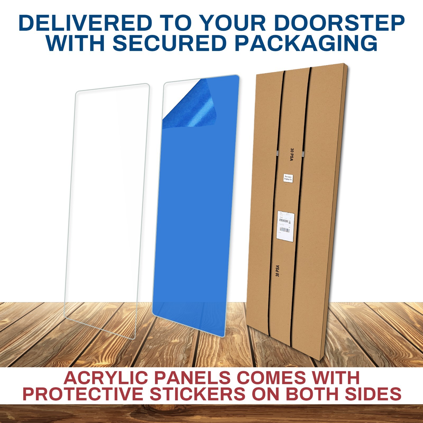 Drum Shield, Premium Acrylic Drum Screen 4 Panels 2ft x 4ft with Living Hinges