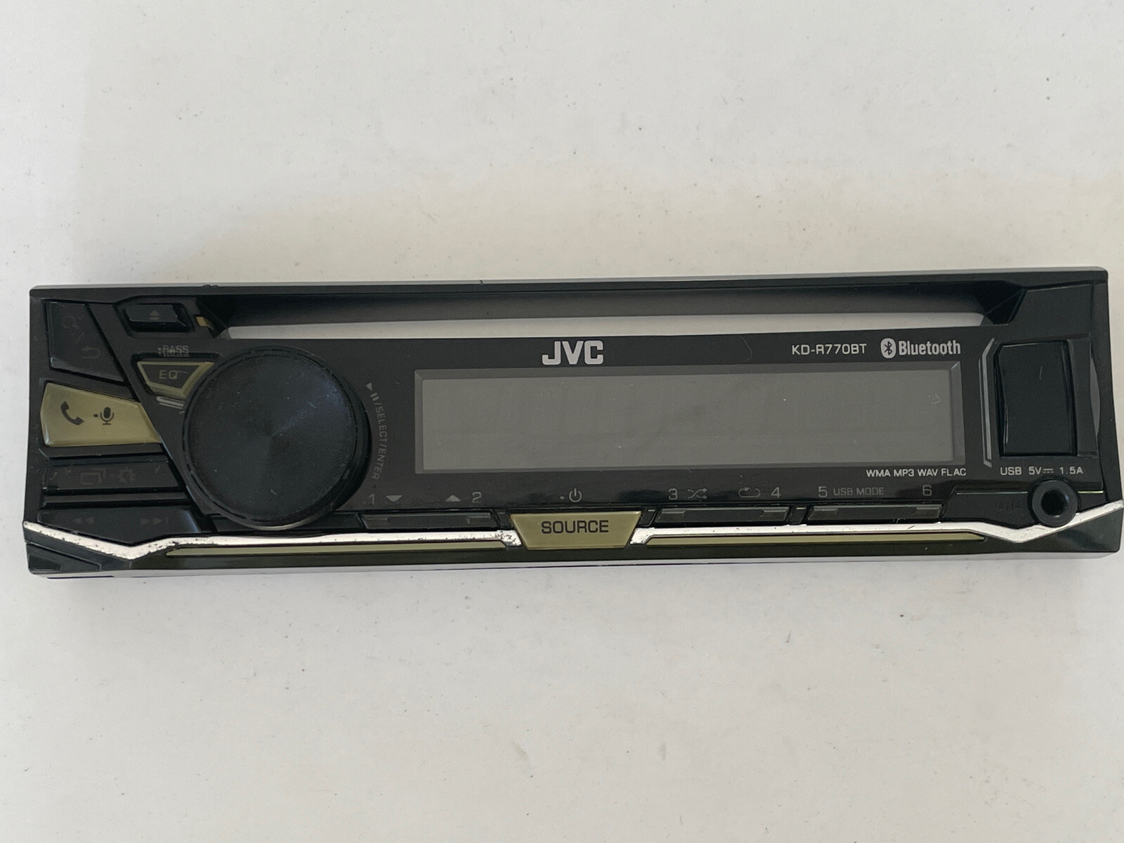 JVC KD-R770BT CAR STEREO ONLY ONLY JVC KD-R770BT FACEPLATE ONLY OEM🟠