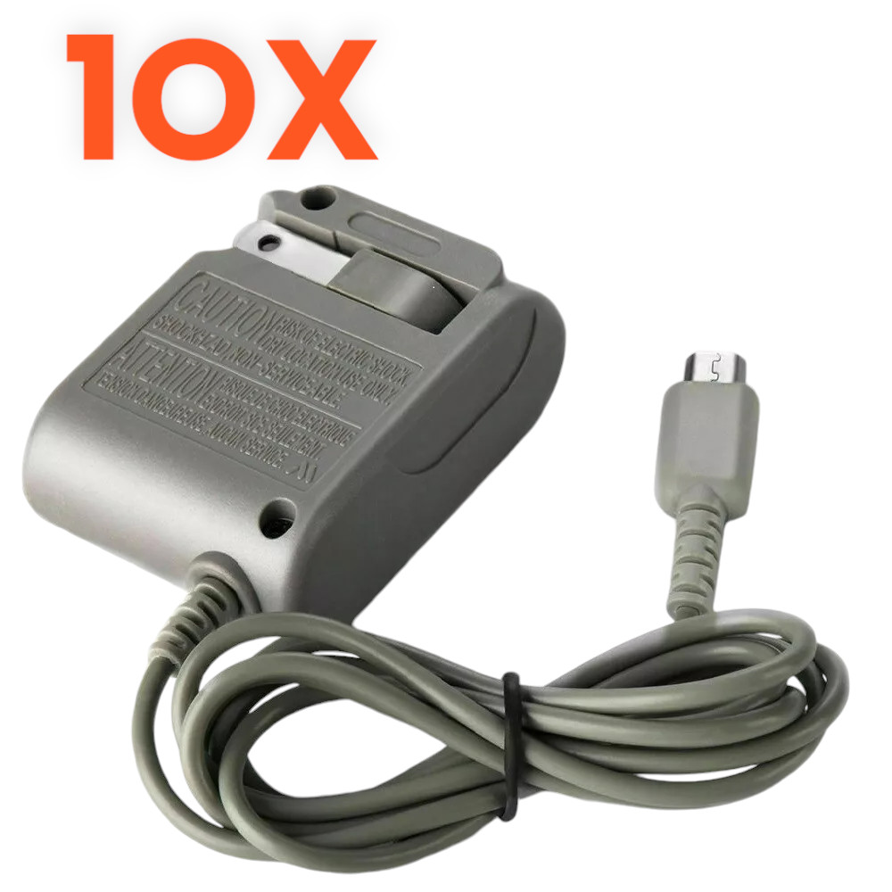 10X AC Adapter Home Wall Charger Cable for Nintendo Ds Lite/ DSL/ NDS lite/ NDSL