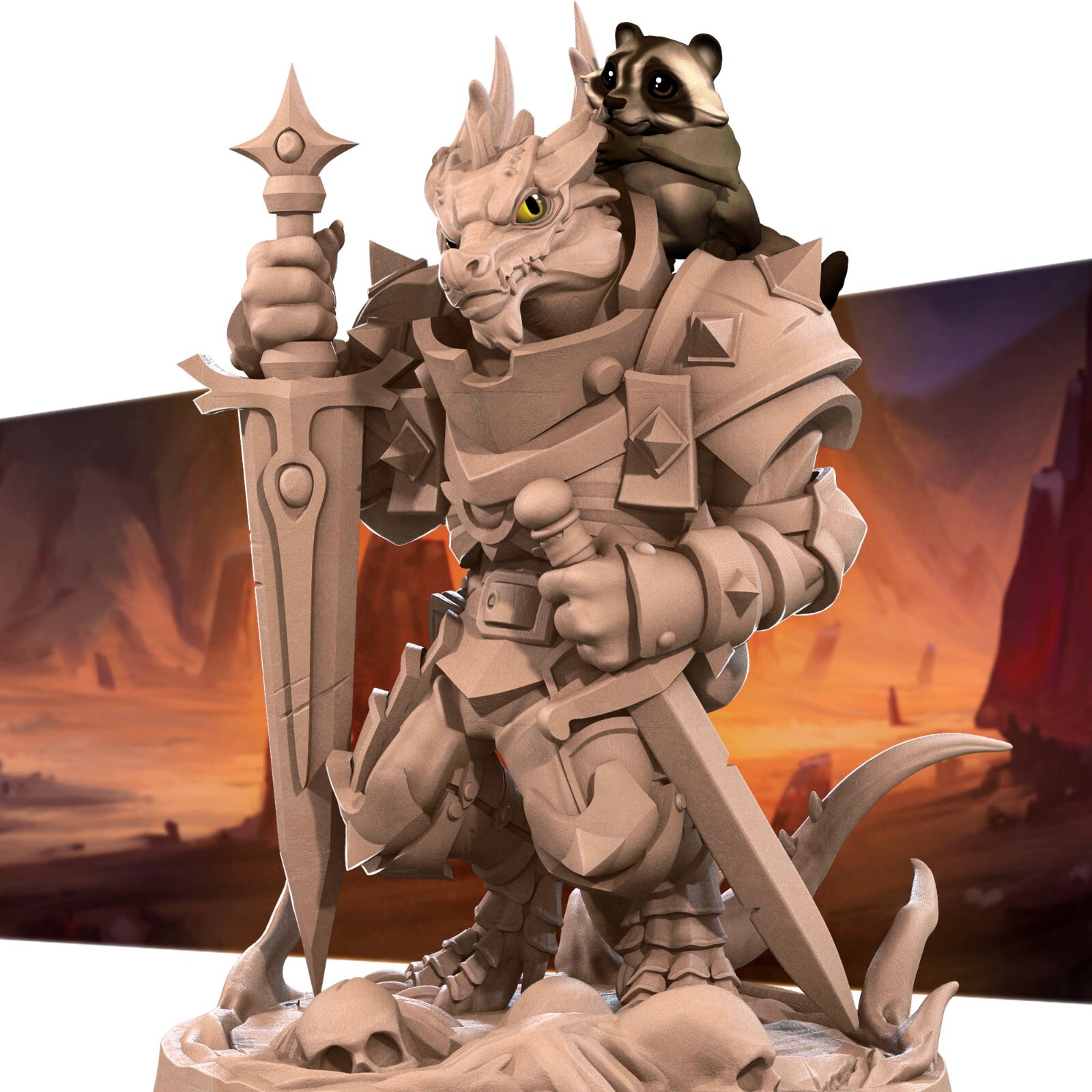 Kobold Paladin Armoured Fighter Tank - Bite the Bullet - Dungeons and Dragons