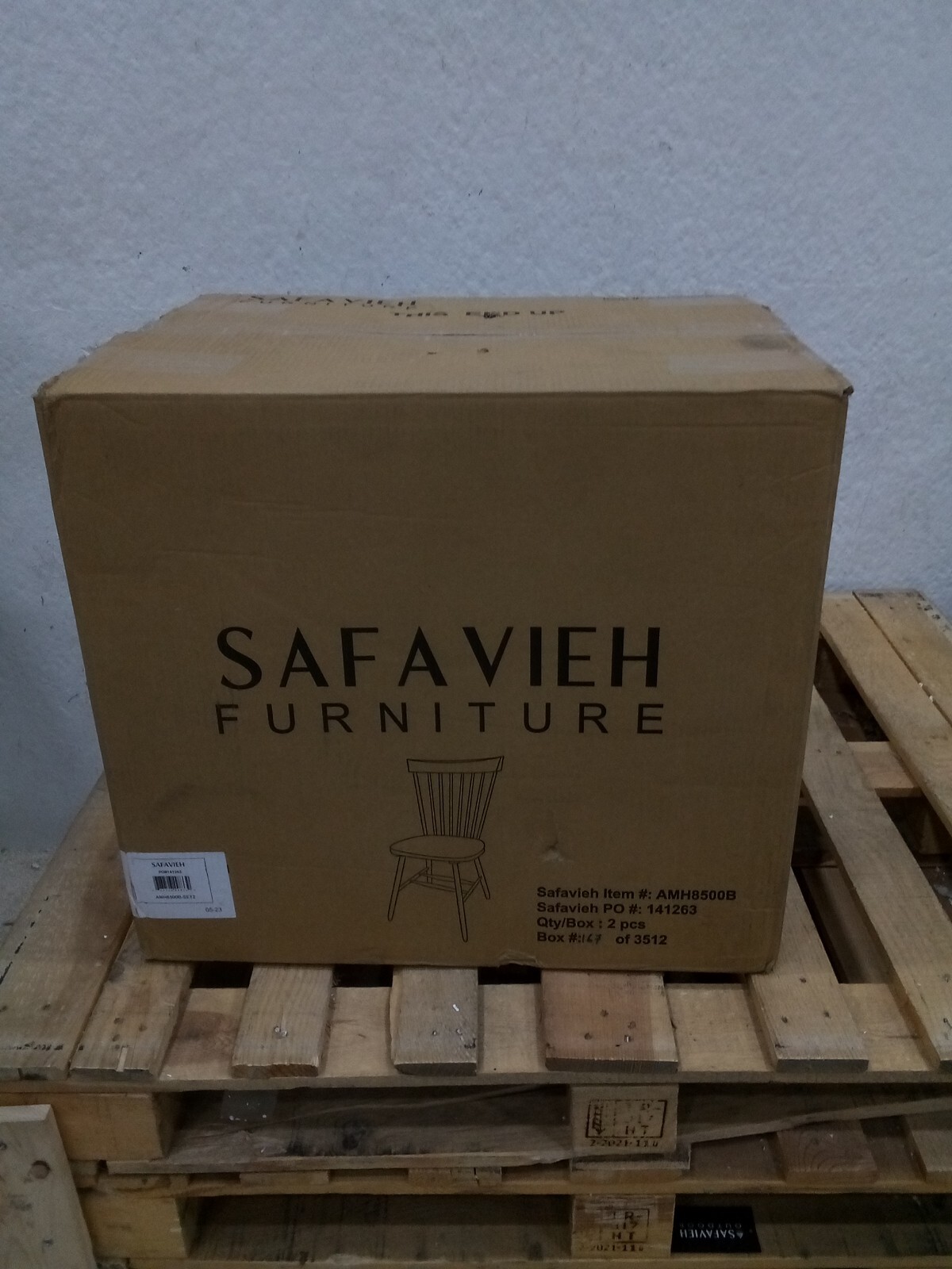 Safavieh Spindle Dining Chair ( Set Of 2), Reduced Price 2172721928 AMH8500B