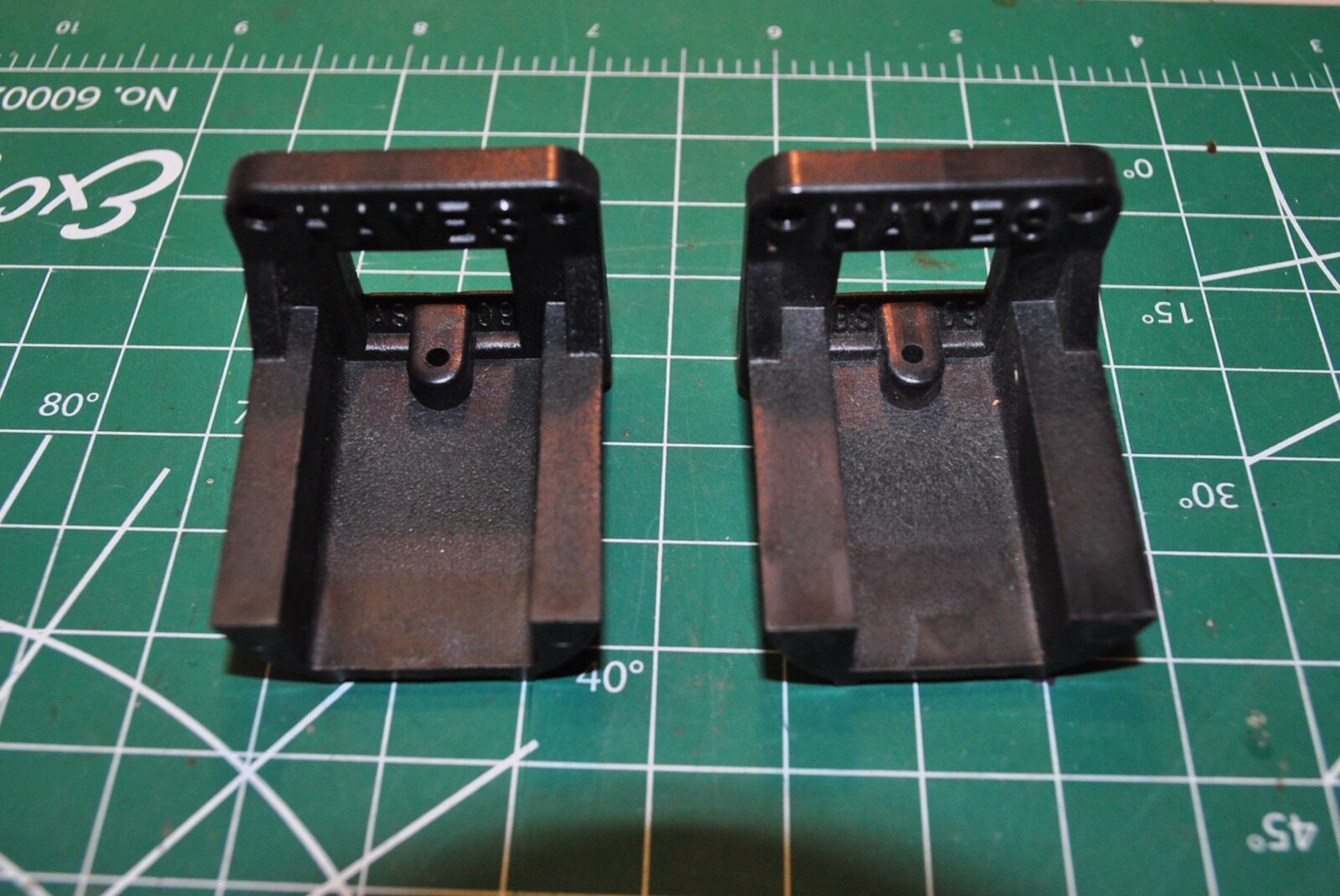 Two .09  engine mounts, Hayes
