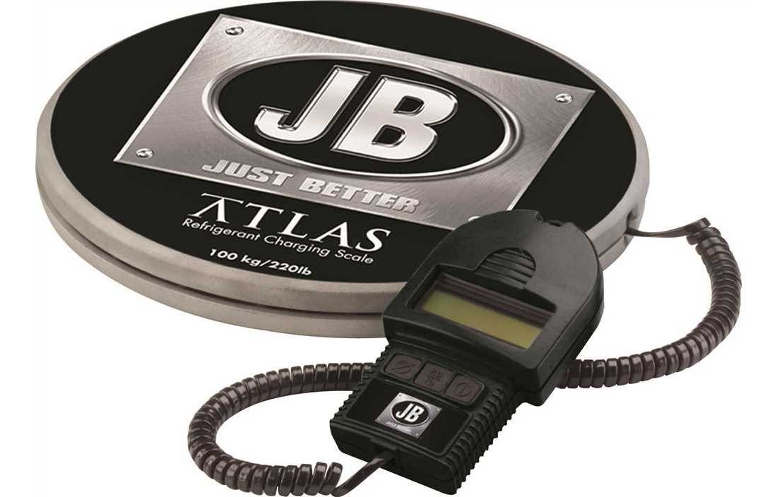 JB INDUSTRIES DS-20000 Atlas 220 lb. Capacity Refrigerant Charging Scale Black