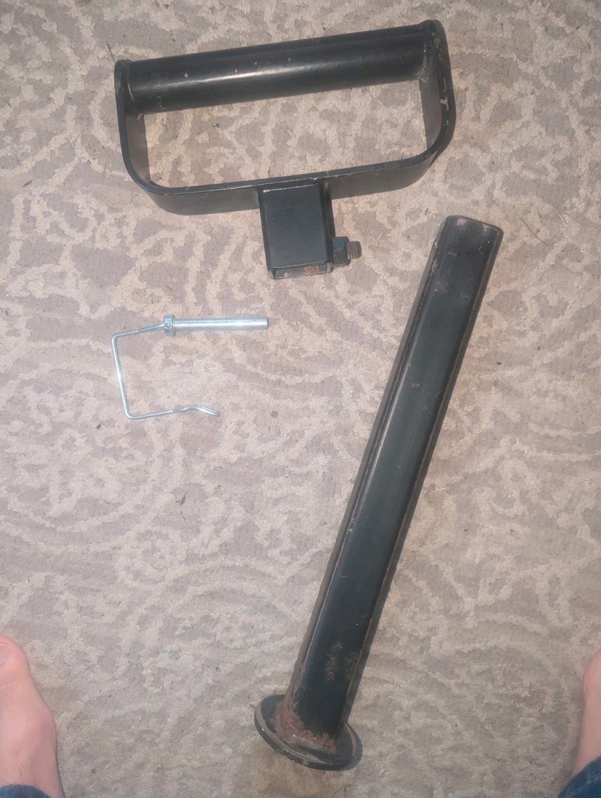 plate loading kettlebell swing handle