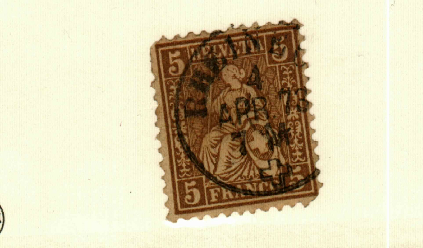 Switzerland #61 used CV$10.00