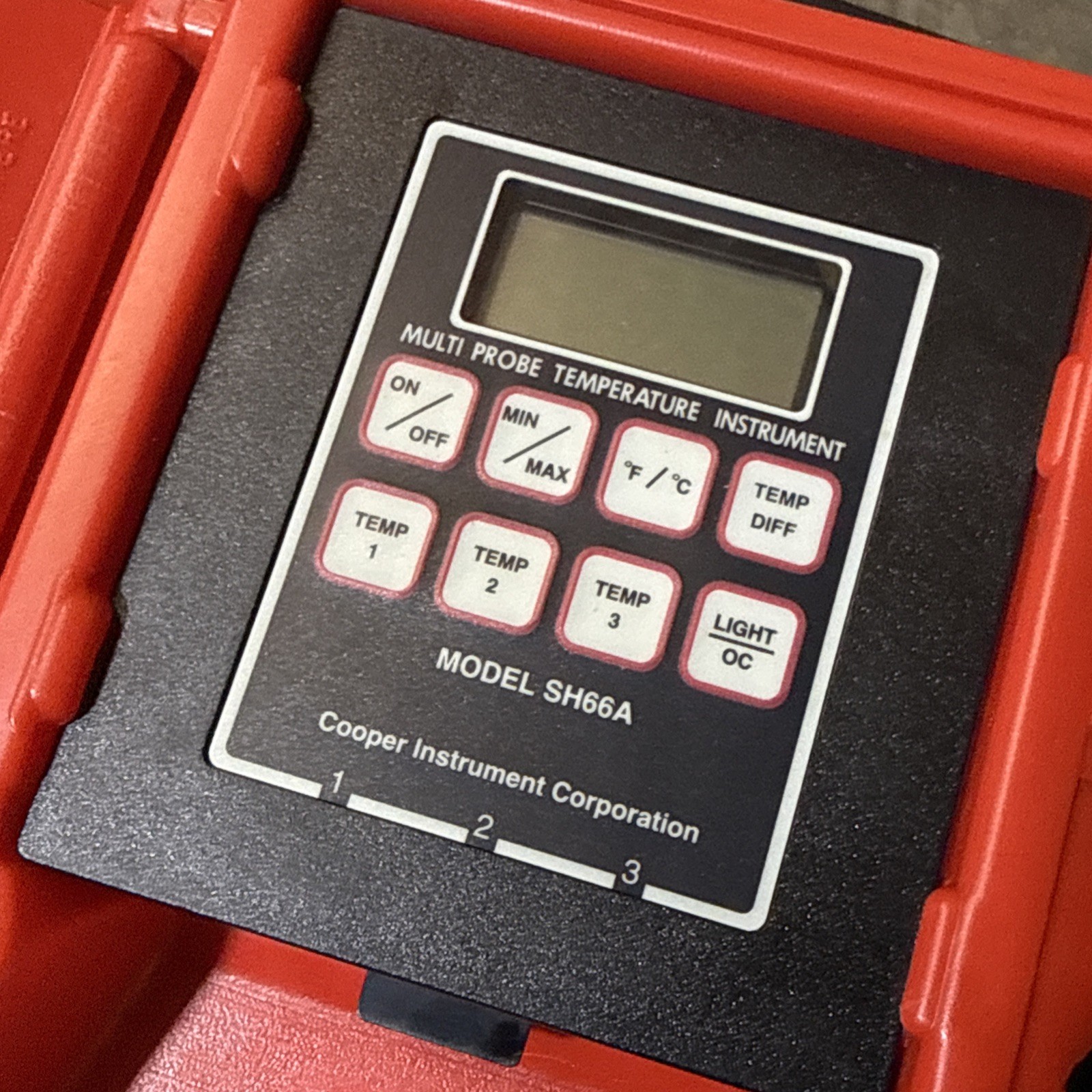 Cooper SH66A Digital Thermometer tool -EXC Condition With Probe
