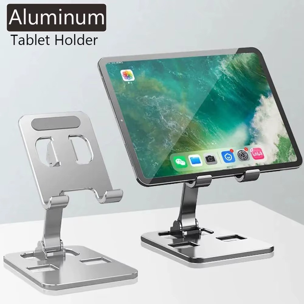 Universal All Aluminum Alloy Portable Tablet Holder For iPad Holder Tablet Stand