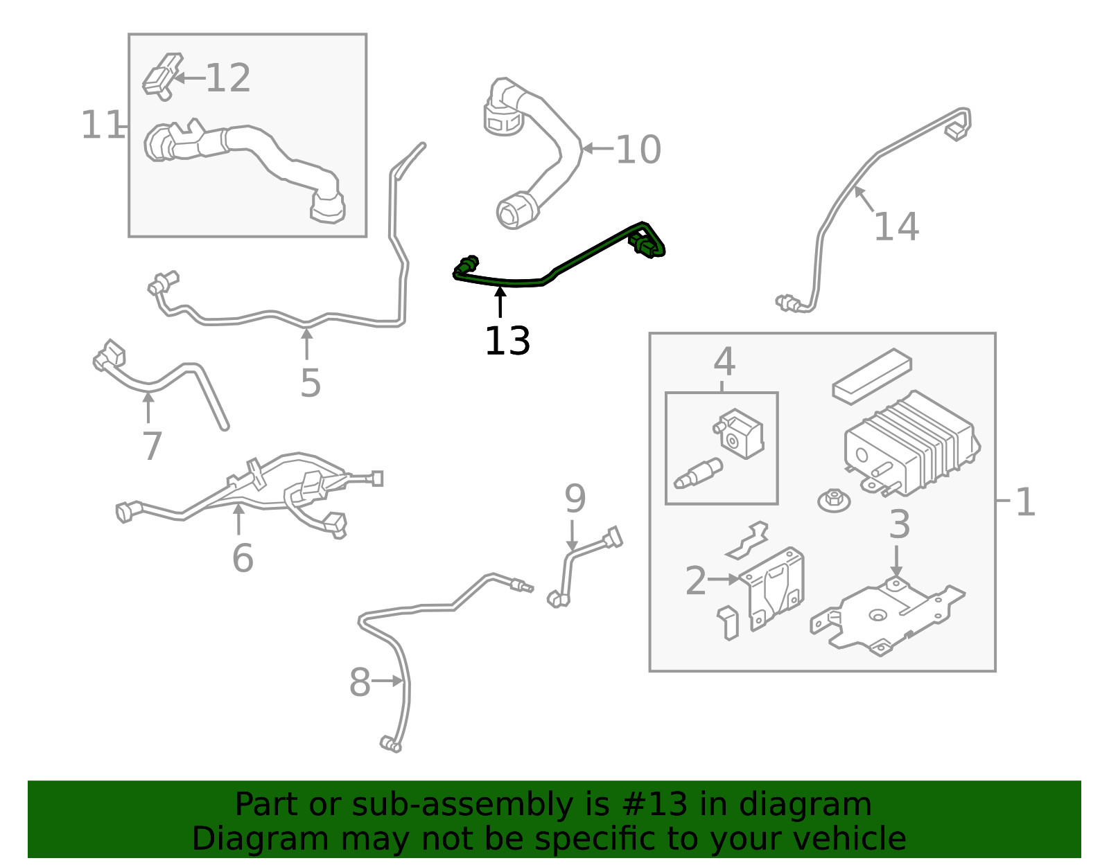 Genuine Ford Oxygen Sensor H1BZ9F472B