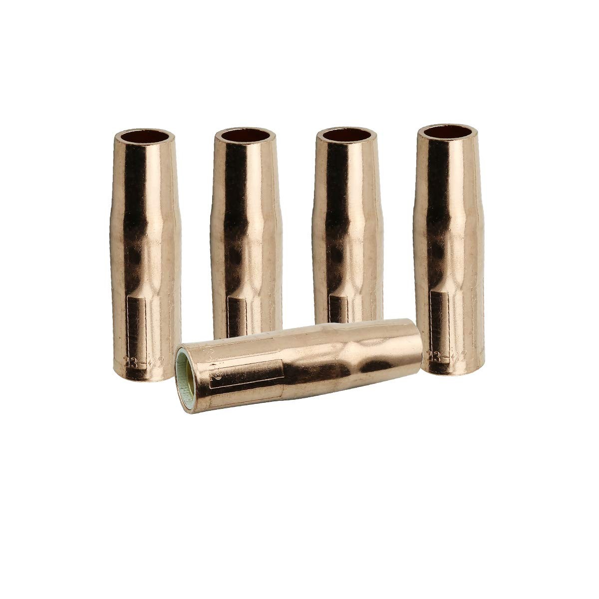 WeldingCity 5-pcs Gas Nozzles 23-62 5/8" for Lincoln 300-400 and 5pk-2362