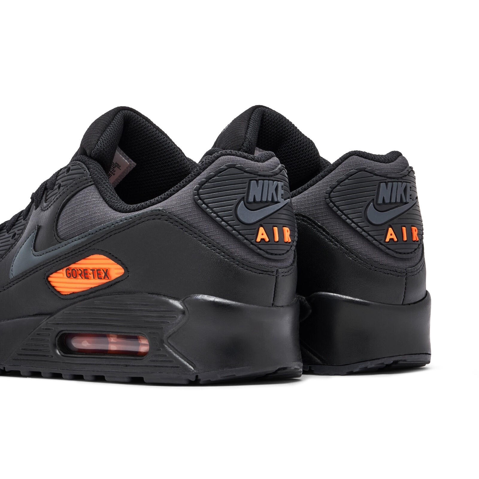 Nike Air Max 90 Gore-Tex Black Anthracite Shoes Waterproof Sneakers Trainers Men