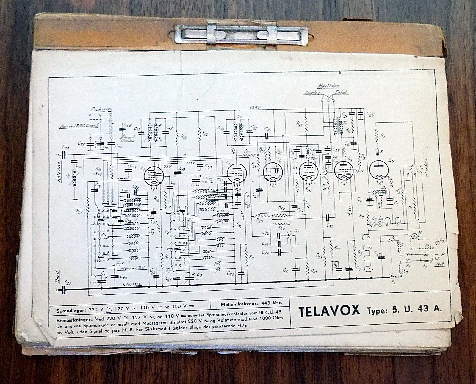 Original Rare Telavox Radios Schematics & Parts Lists for Dozens of Models