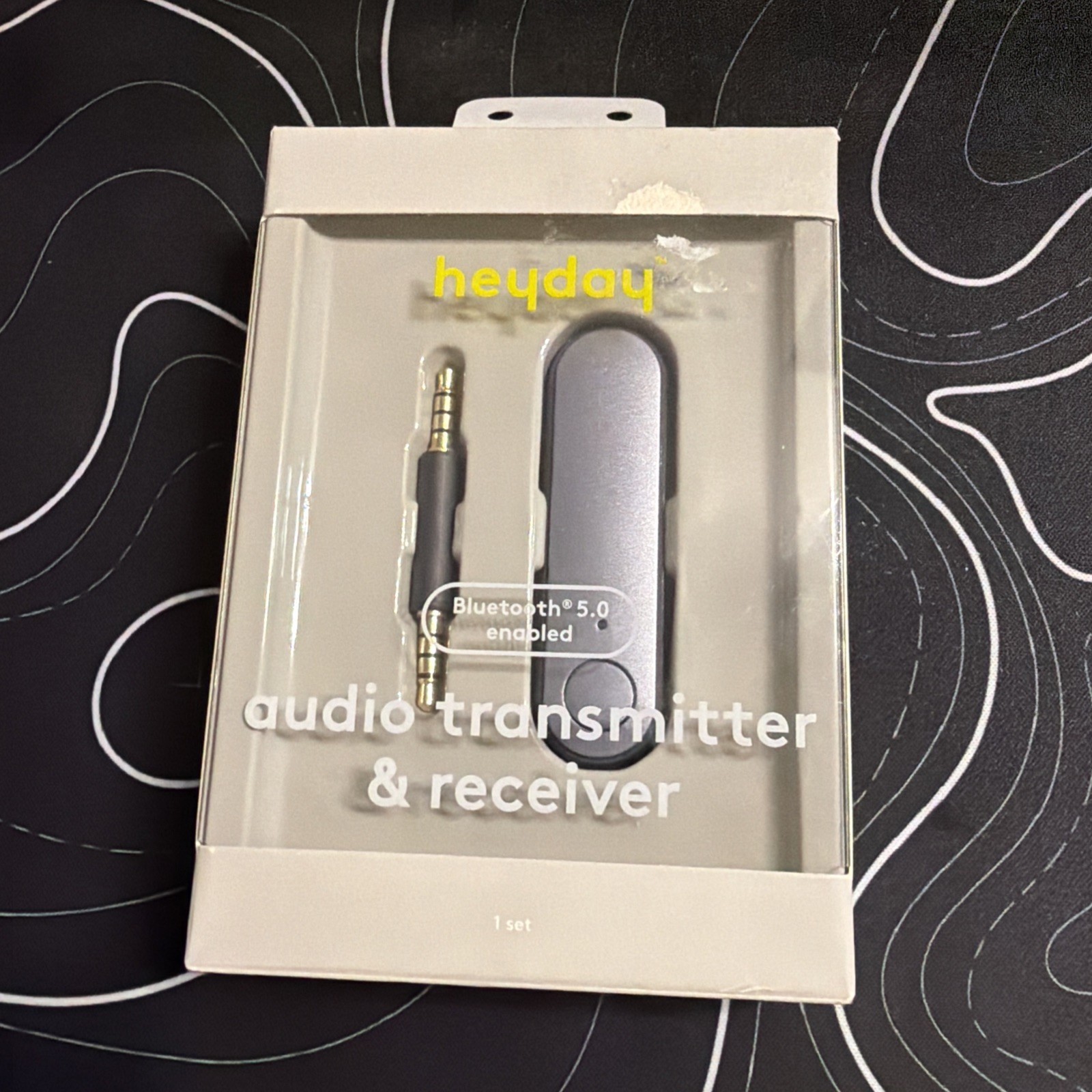 Heyday - Audio Transmitter Receiver Set Bluetooth 5.0 Enabeled - Dusk Blue - NEW