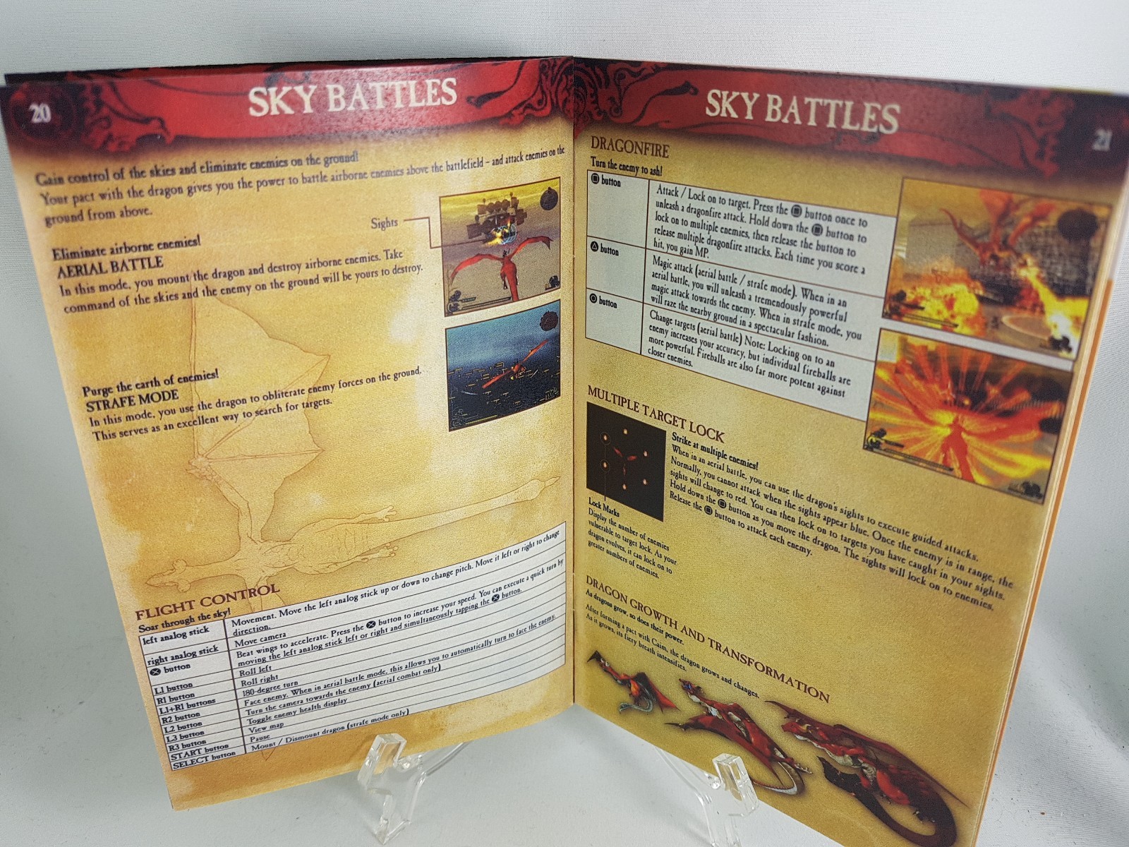 MANUAL PS2 - DRAKENGARD - Sony Playstation2 'Replacement' Instruction Booklet
