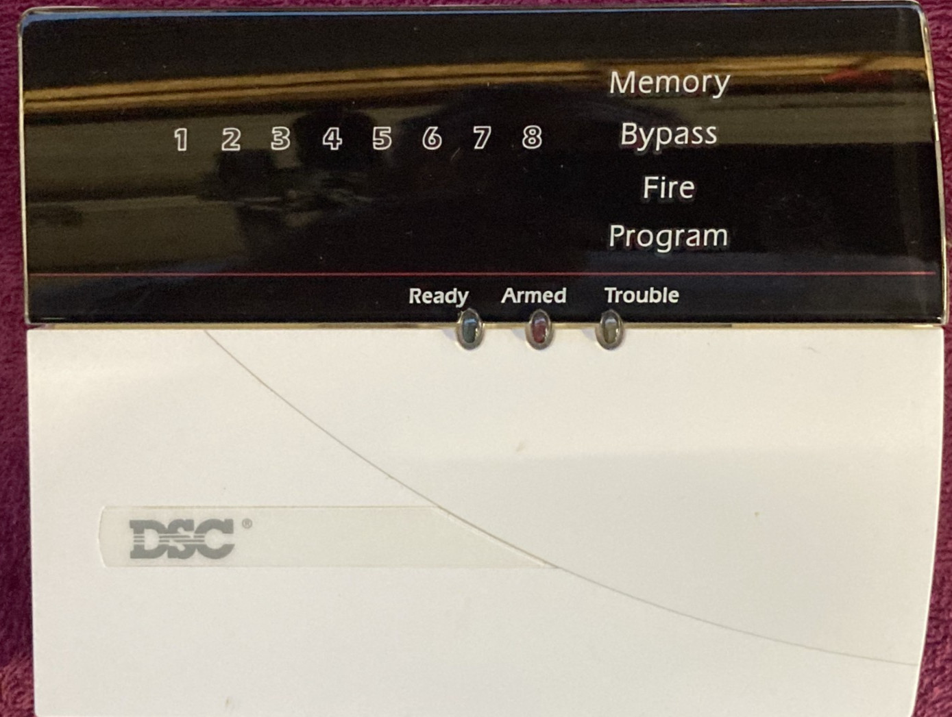 DSC PC5508Z 8 Zone LED Alarm Keypad for PowerSeries -  Pre-owned