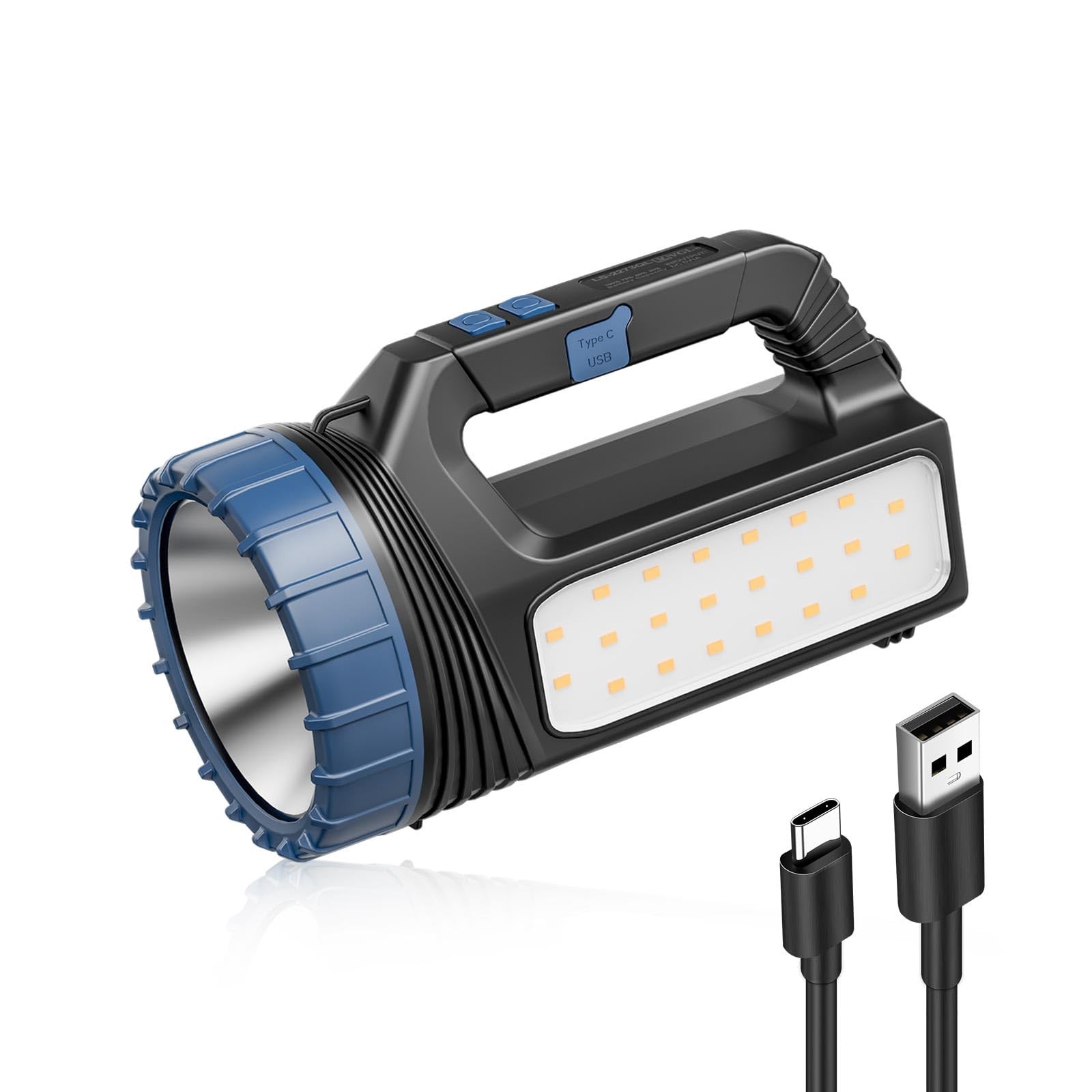 Solar Flashlight, Rechargeable flashlights for Camping, Home