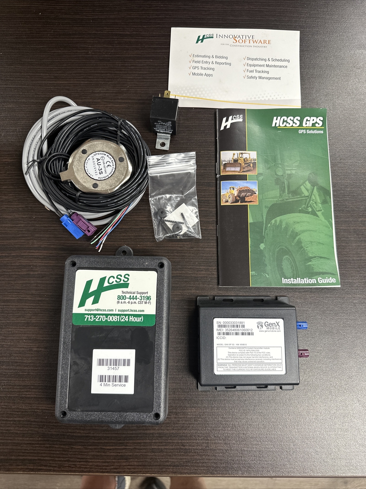 HCSS VectrGPS Telematics GPS Solutions Units for Heavy Construction