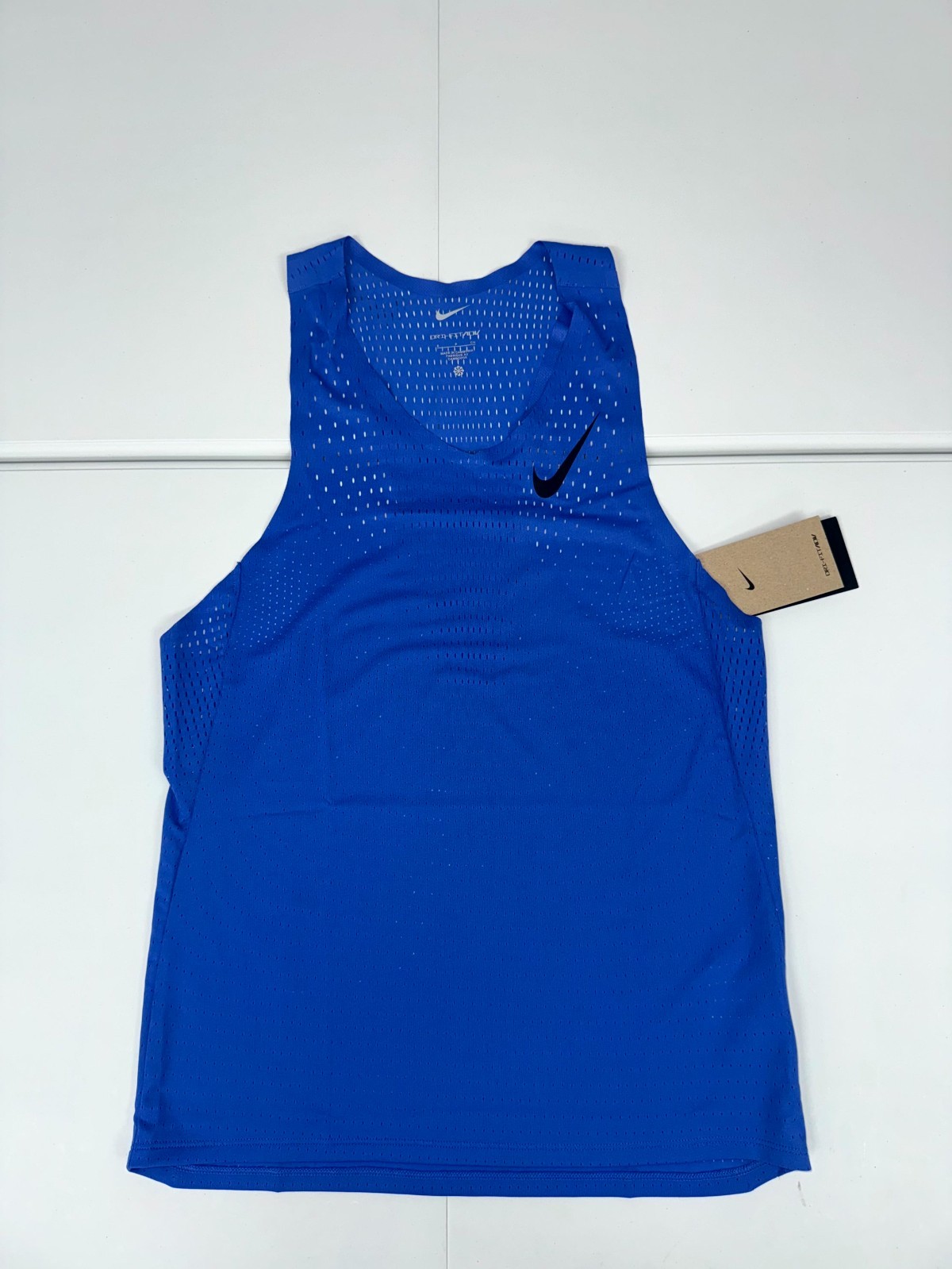 Nike AeroSwift Dri-FIT ADV Running Vest Men's Comet Blue Pullover FN4231-411