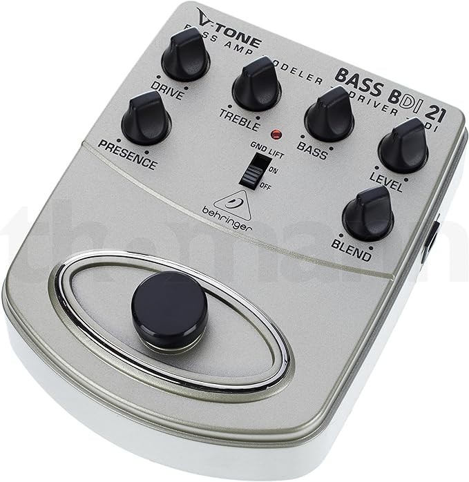 Behringer BDI21 V-Tone Bass Driver DI Preamp Analog Amp Modeler Effects Pedal
