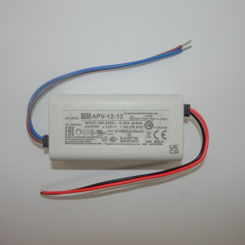 Mean Well APV-12-12 APV-12 Series 12W Single Output Switching Power Supply