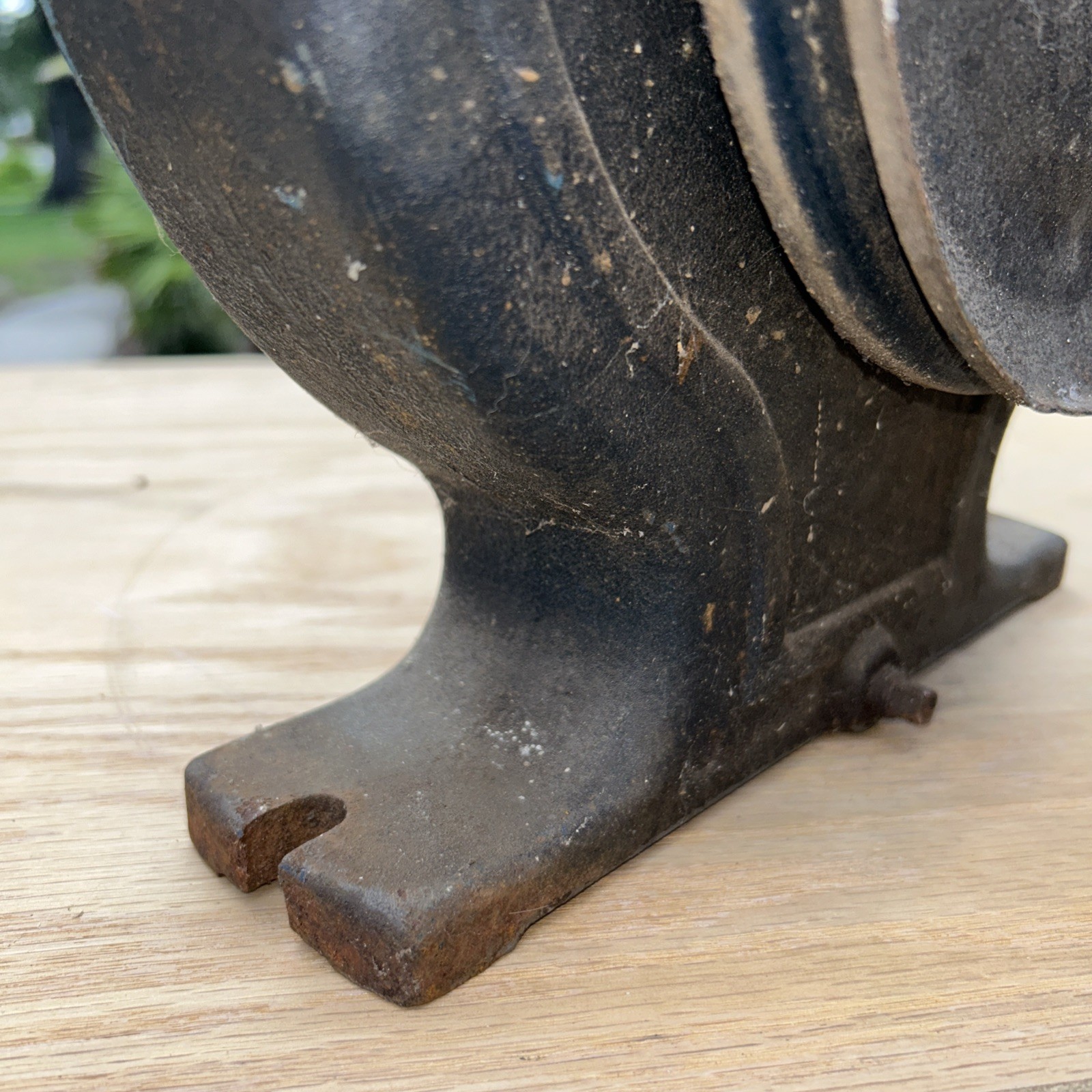 Wet Grinder Sharpener Vintage Water Wheel with pully