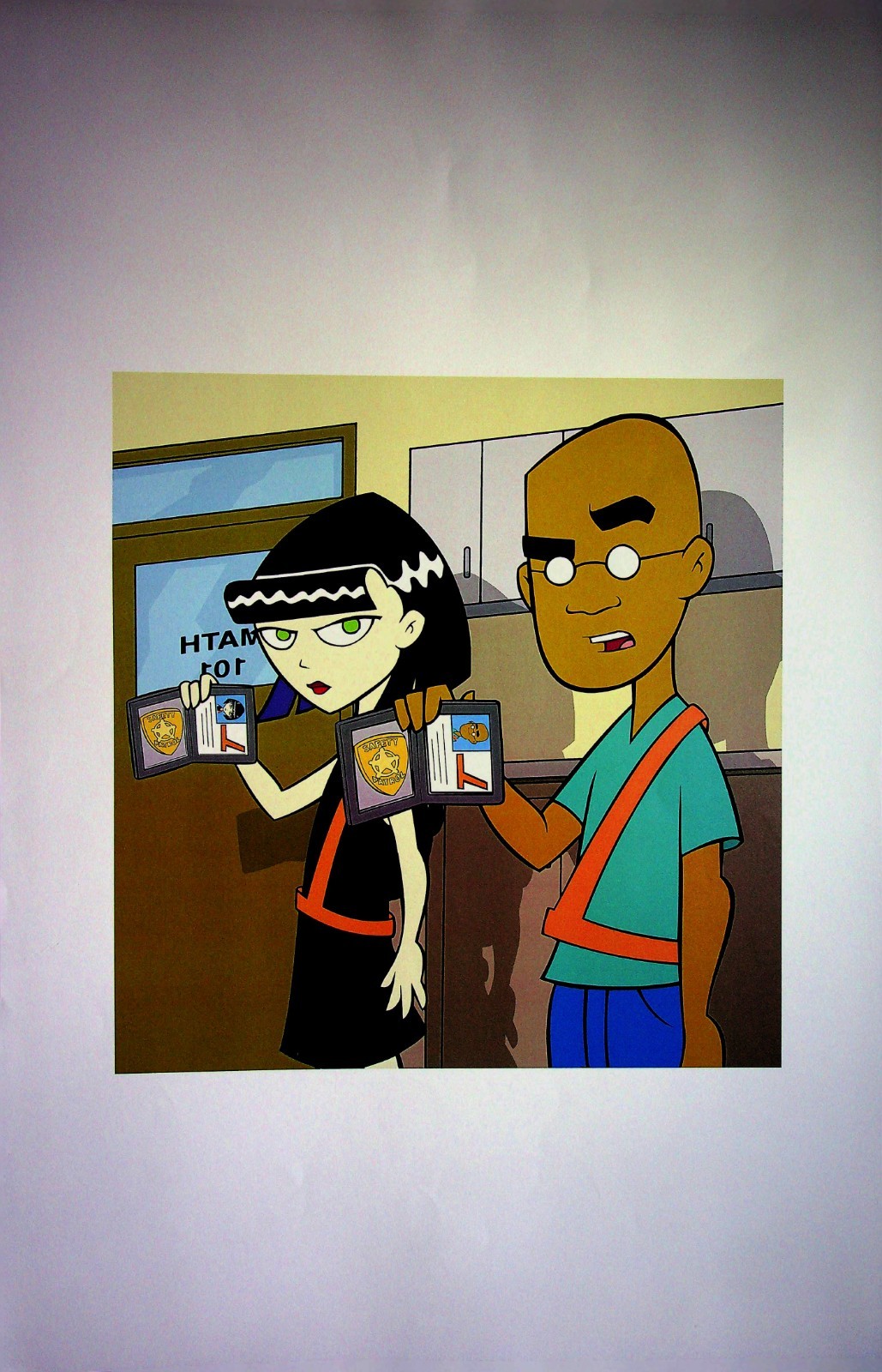 Fillmore! 2002 Production Animation Official Promotional Layout Disney Copy