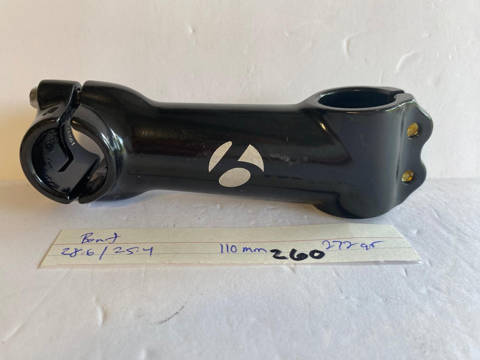 new bike pull off Bontrager bicycle +-7° STEM 110mm 28.6 x 31.8 handlebar