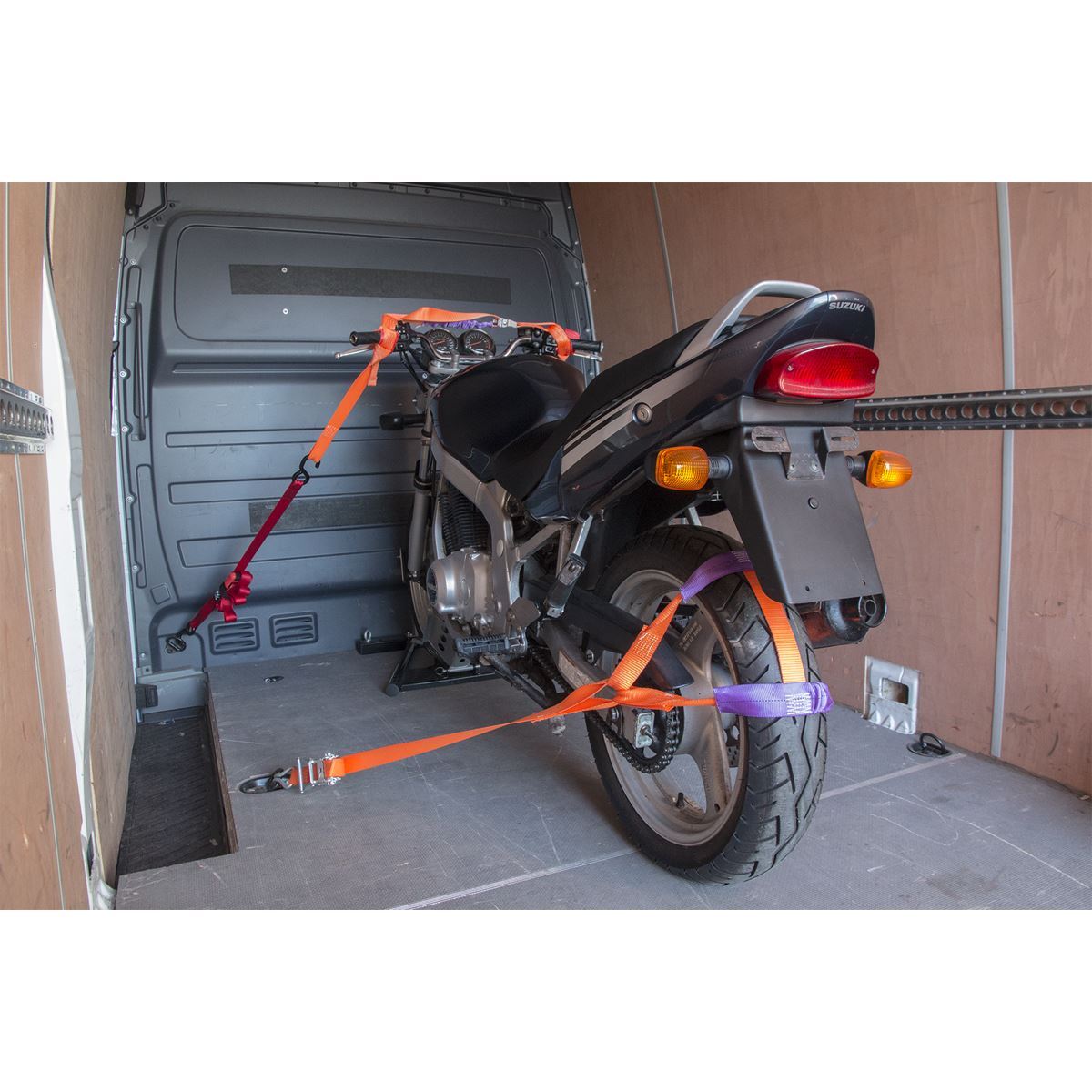 Sealey Tie Down - Motorcycle Handlebar Polyester Webbing