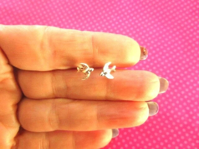 Bird sterling silver toe rings