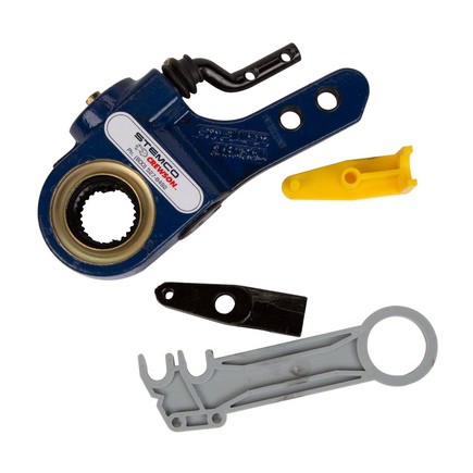 Stemco MK22153S Air Brake Automatic Slack Adjuster 5/8 18 Straight, 5 6 In. Arm,