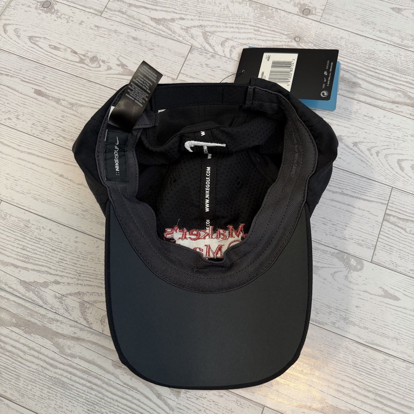 NWT, Nike Golf, Makers Mark Burbon Embroidered Hat