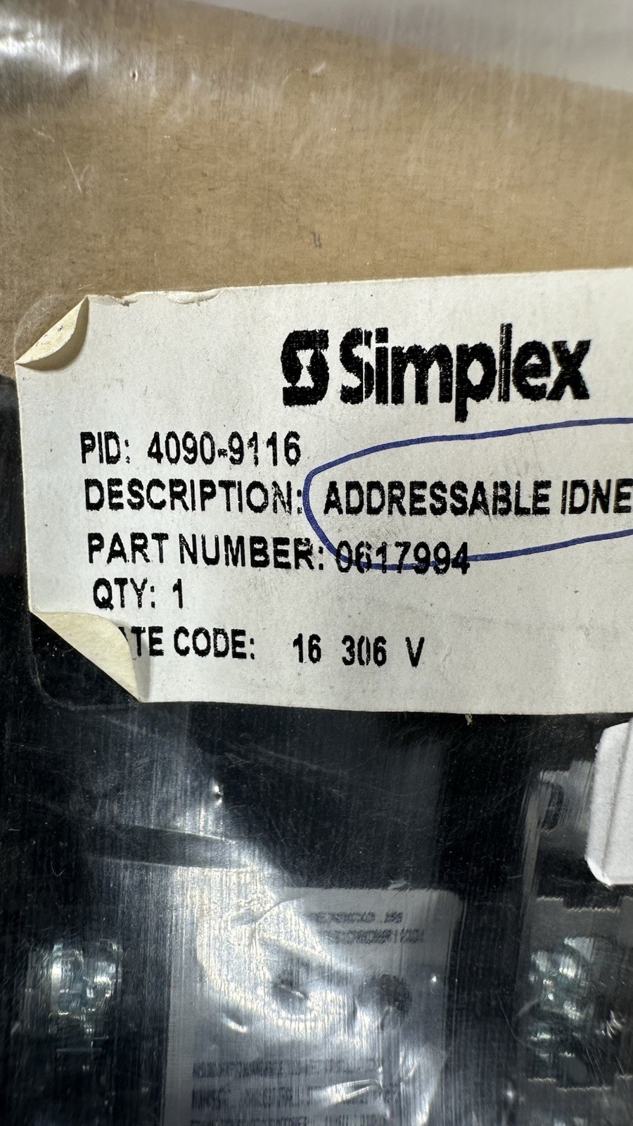 Simplex 4090-9116 Addressable IDNet 2 Isolator Module 0617994 New