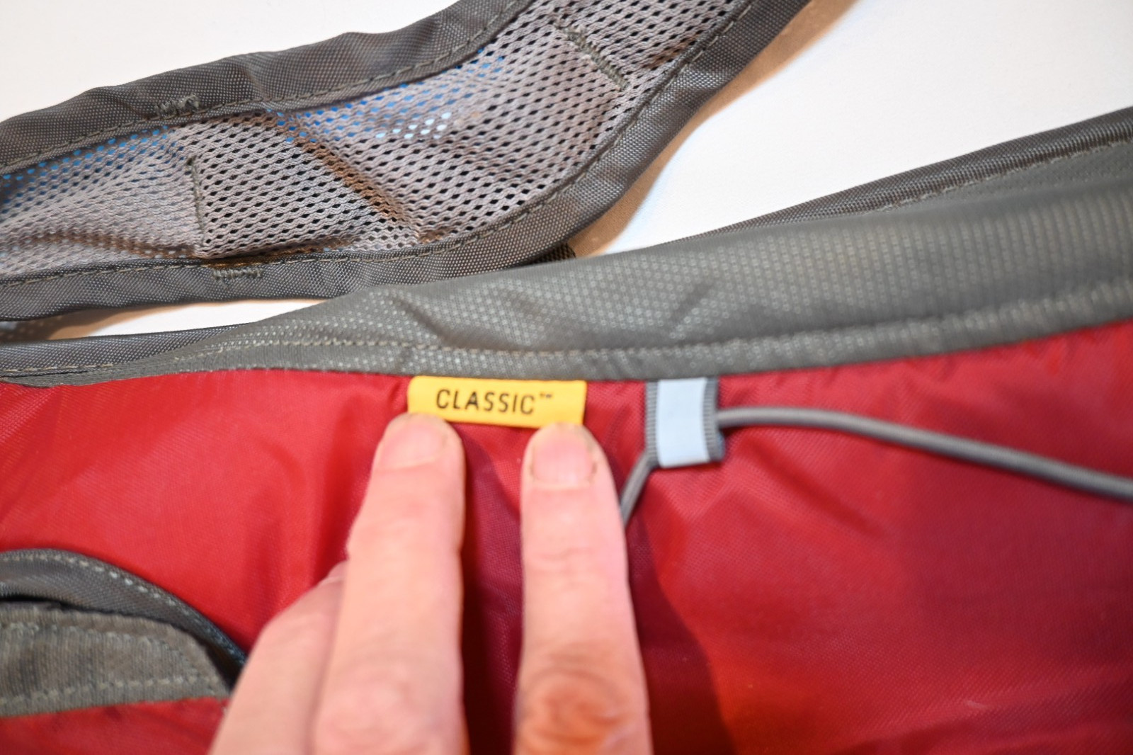 Camelbak Classic Hydration Backpack, 70 oz, Red and Gray