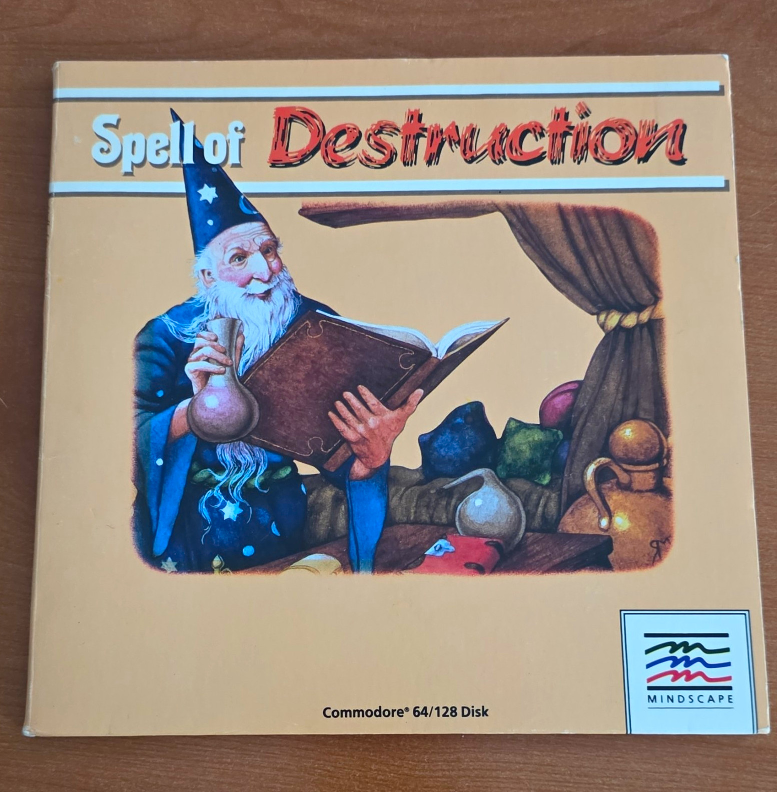 Mindscape The Edge: Spell of Destruction Game for Commodore 64/128 Disk Untested