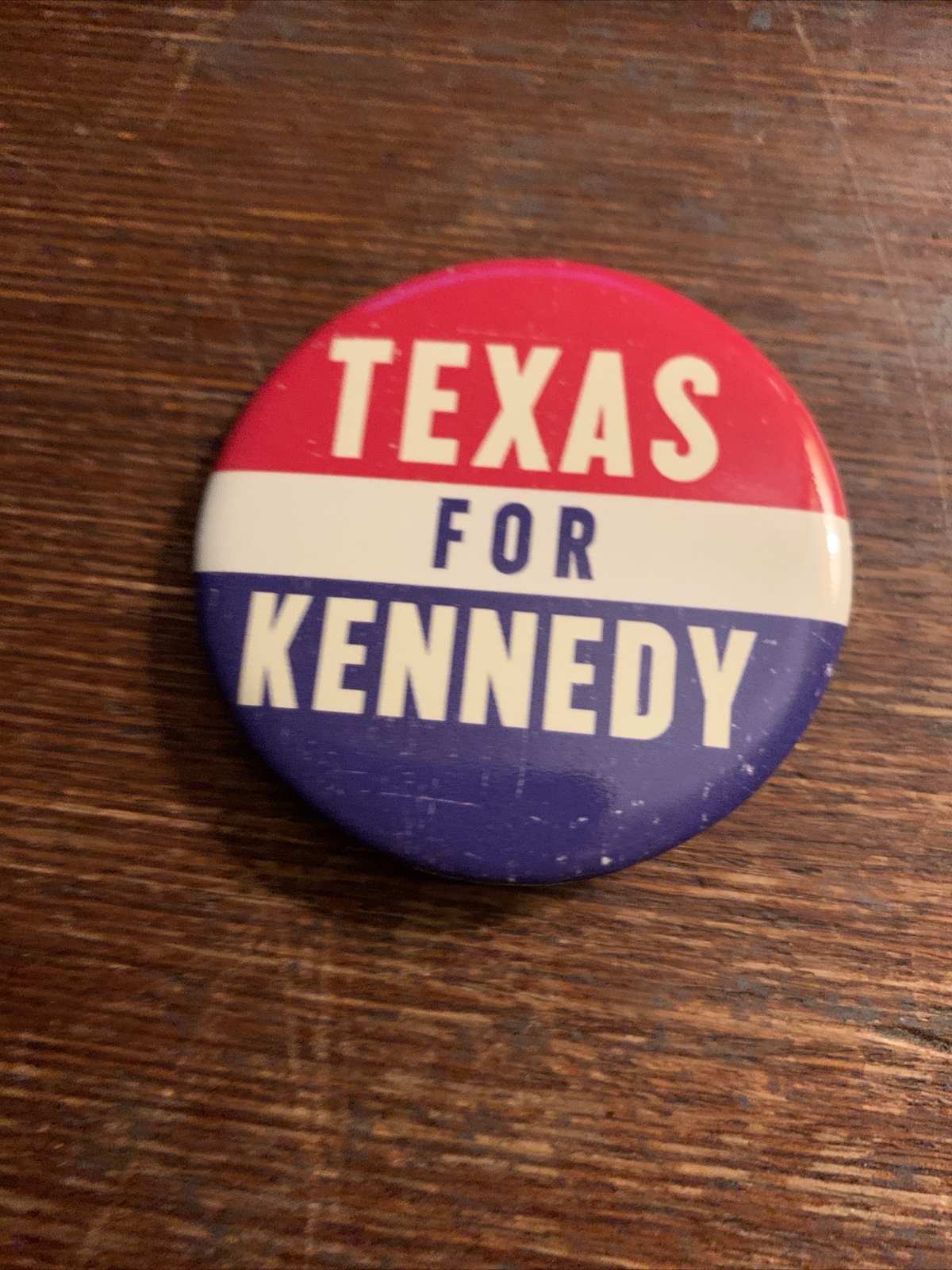 Official 2024 Texas For Kennedy Political Pinback Button