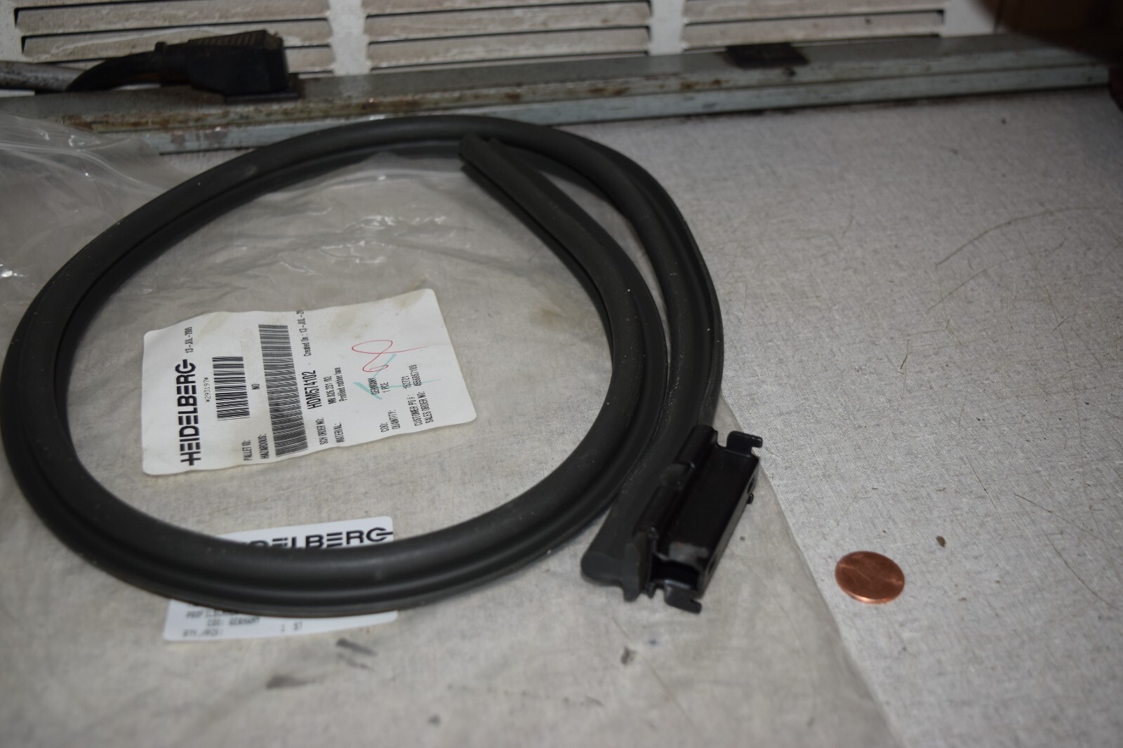Heidelberg MV.026.231/02 Profiled Rubber Lace