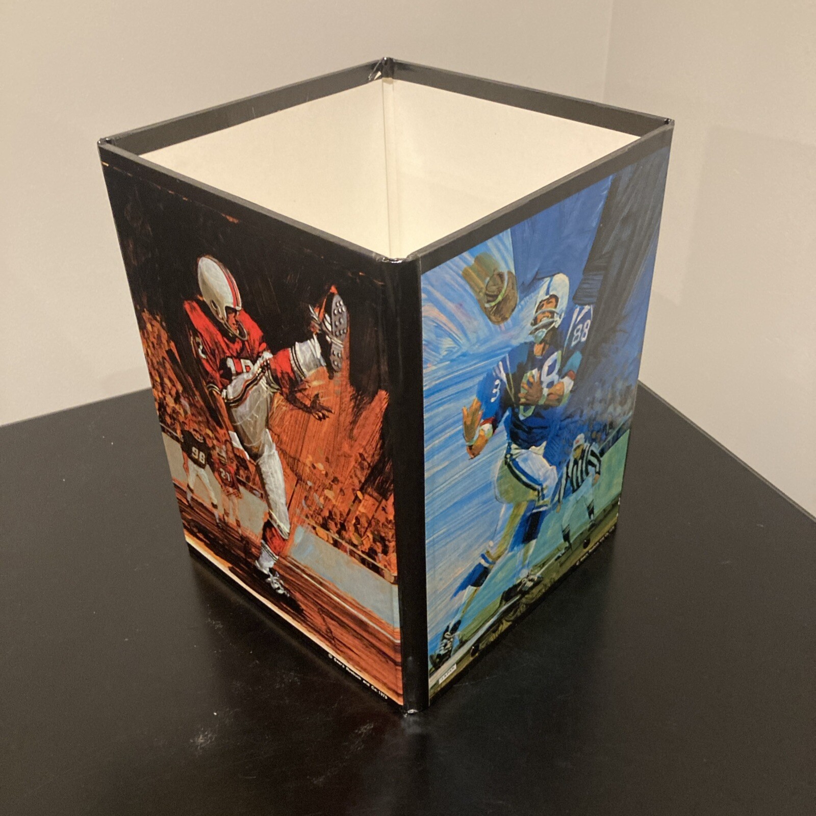 Rare Vintage Retro 1975 Sears Roebuck And Company Football Waste Basket NIB