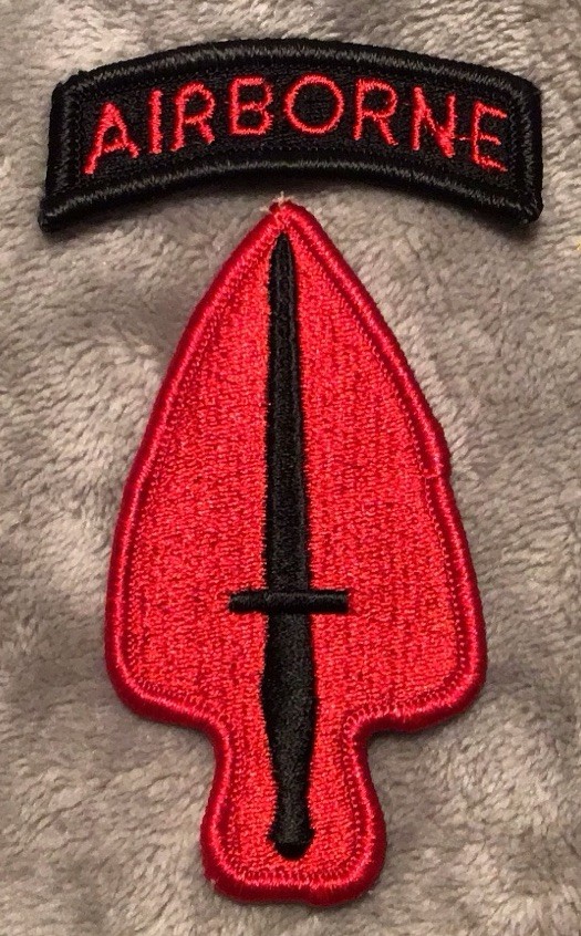 US Army Special Operations Command Patch & Tab Insignia Badge Full Color