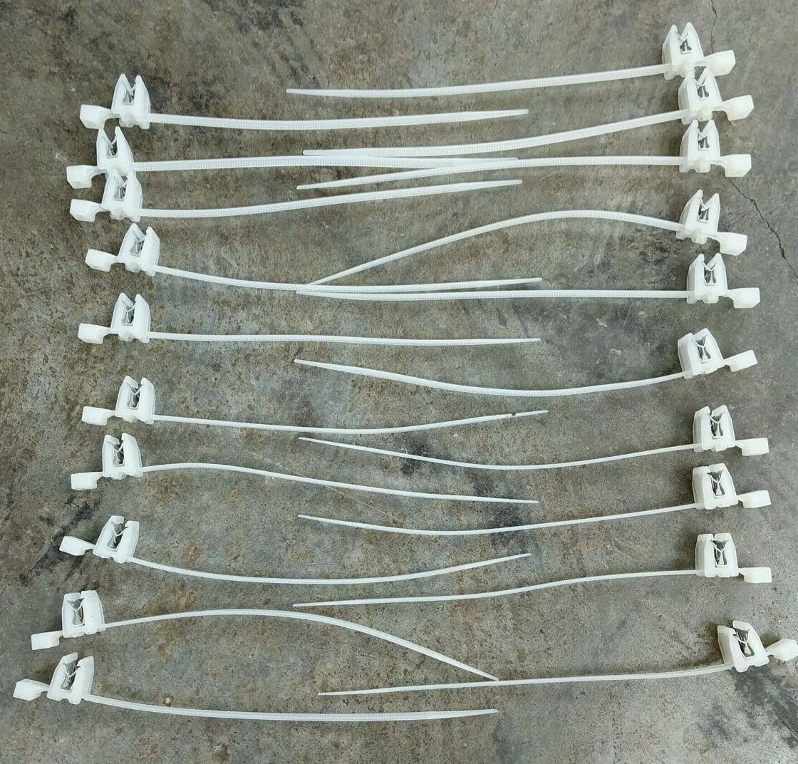 (Lot of 20) ARaymond EDGE-BITERS ZIP-TIE Cable Strap Trim Panel Clip