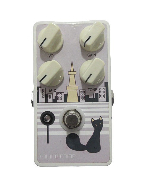 Minimichine Tamayura Bass Overdrive Pedal Gain Tone Volume Used