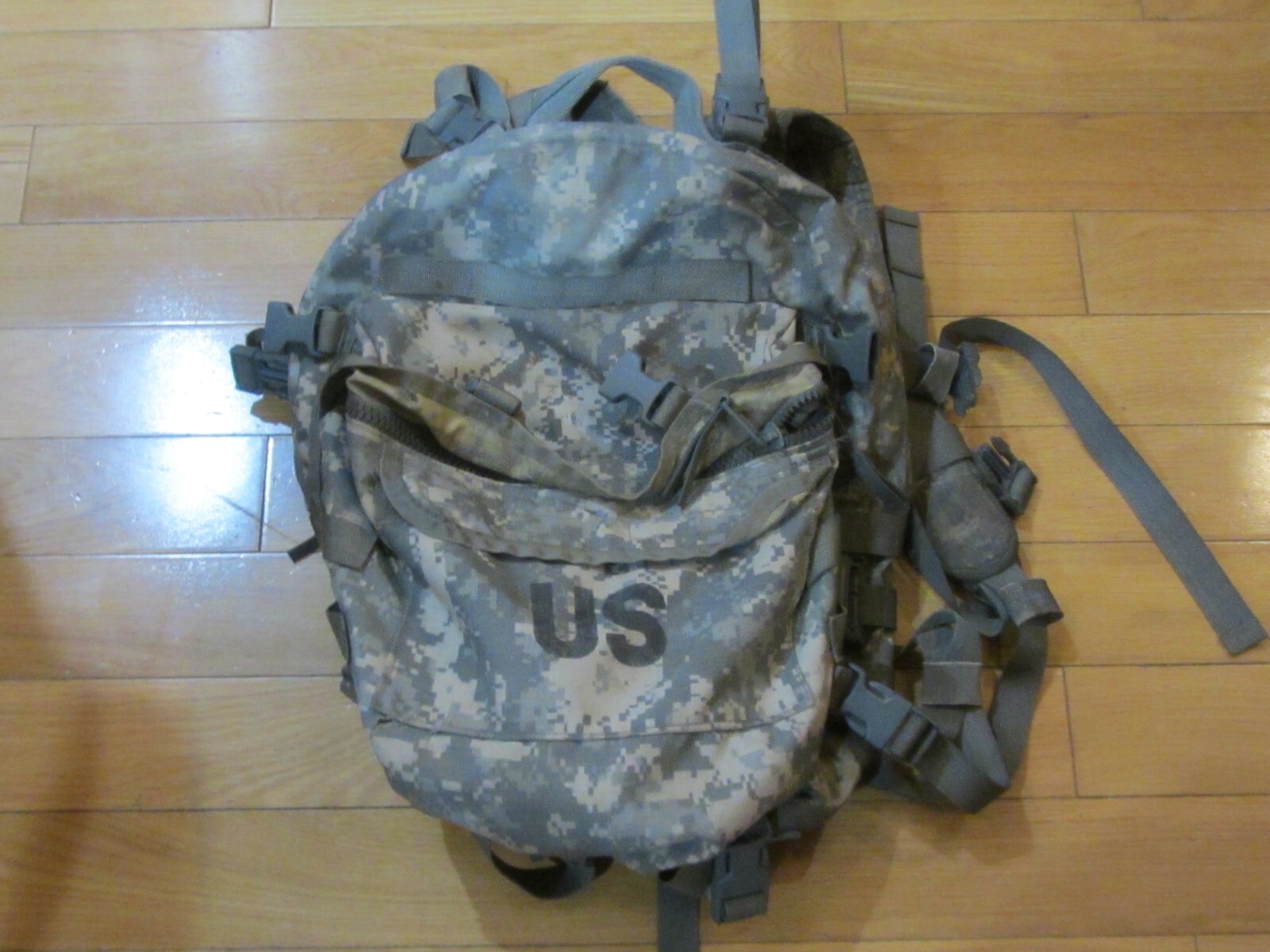 US Military MOLLE II ASSAULT PACK ACU PACK NO Stiffener! Exc. Cond! The BEST!