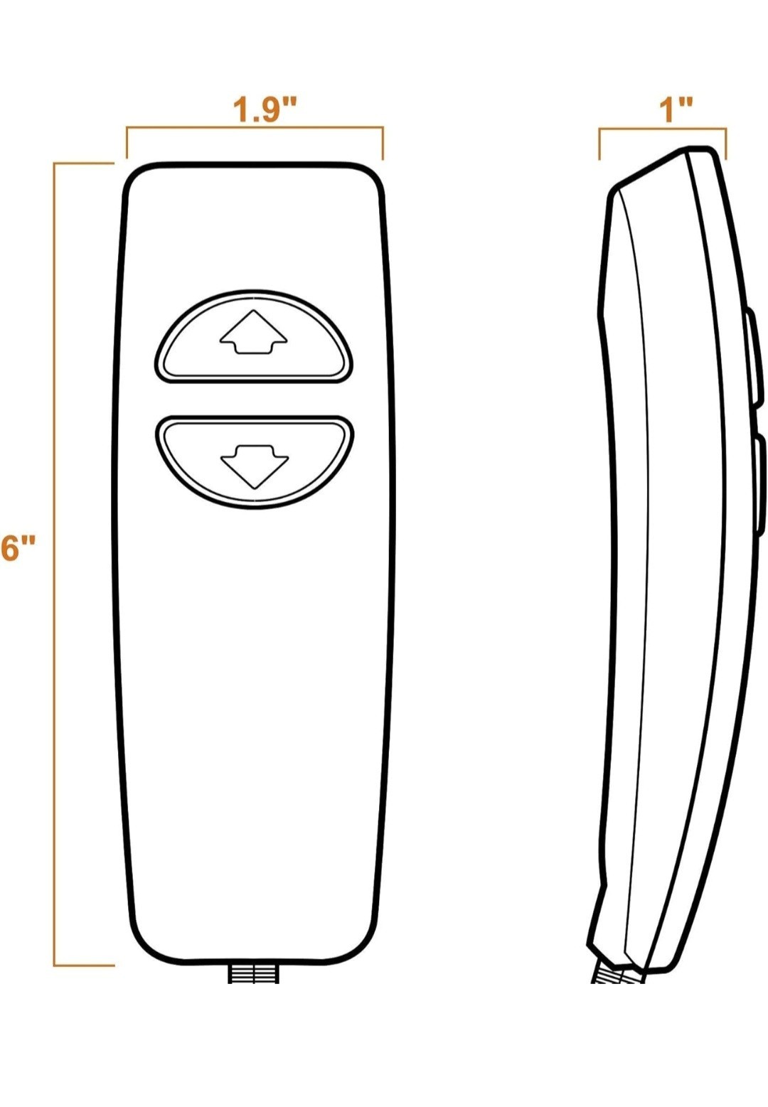 Hand Remote Control for Power Lift Chair & Power Recliner Replacement Remote