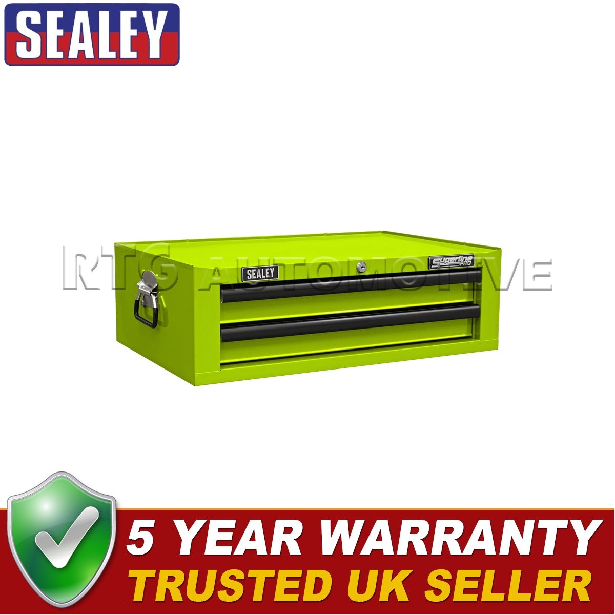 Sealey Superline PRO� Mid-Box Tool Chest 2 Drawer Green/Black AP26029THV