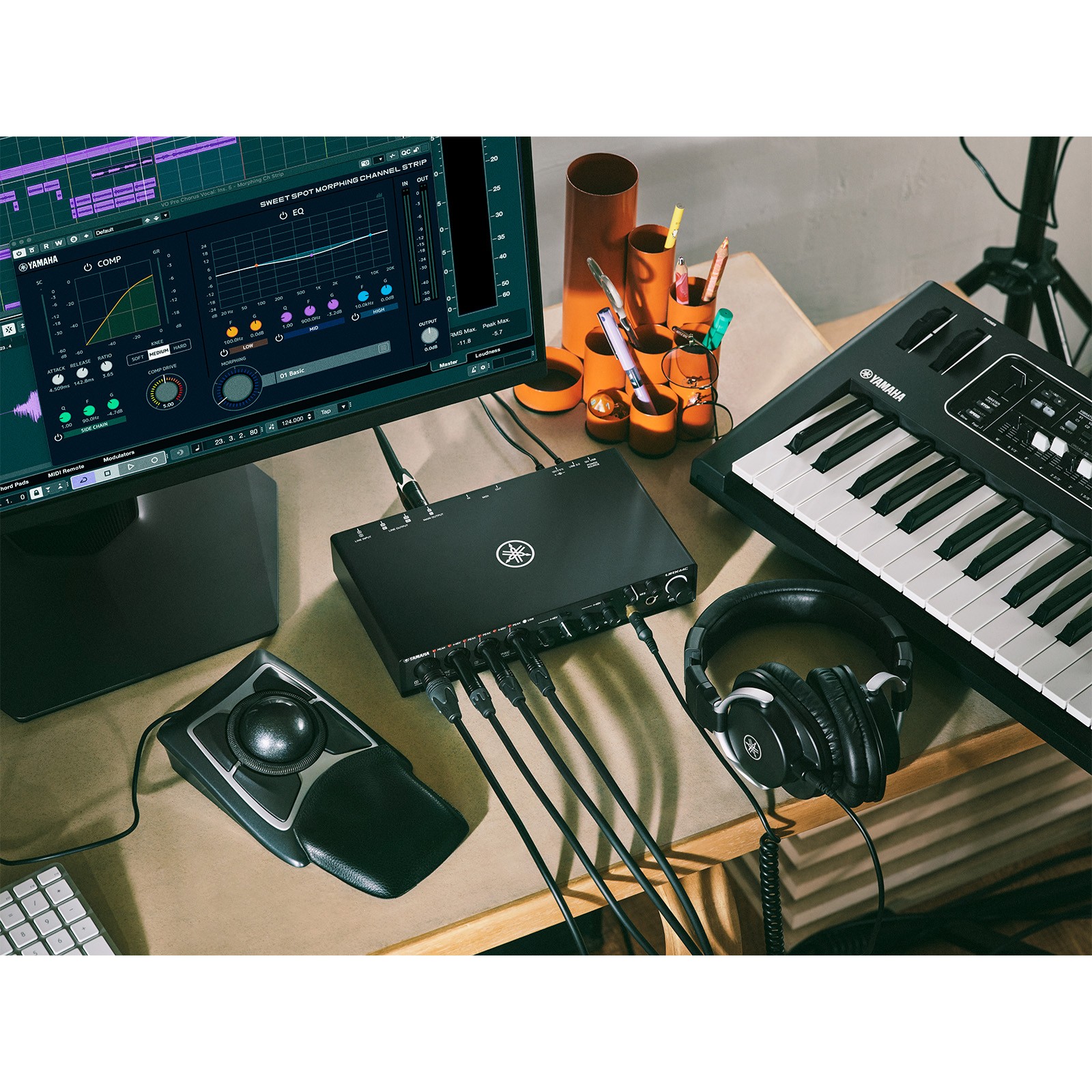 Yamaha Pro Audio URX44C 6-in/4-out USB-C Audio/MIDI Interface