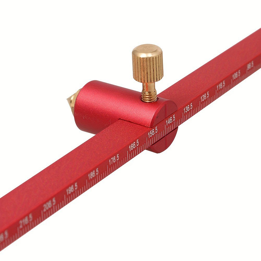Woodworking Compass Scriber 300mm Fixed Point Marking Gauge Adjustable Circle TL