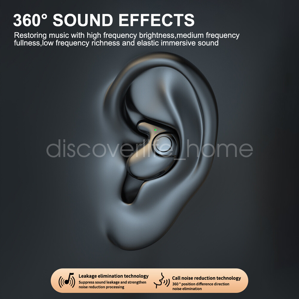 NEW Invisible Earbuds Micro Bluetooth Earbuds Sleep TWS Wireless Earphones Mini