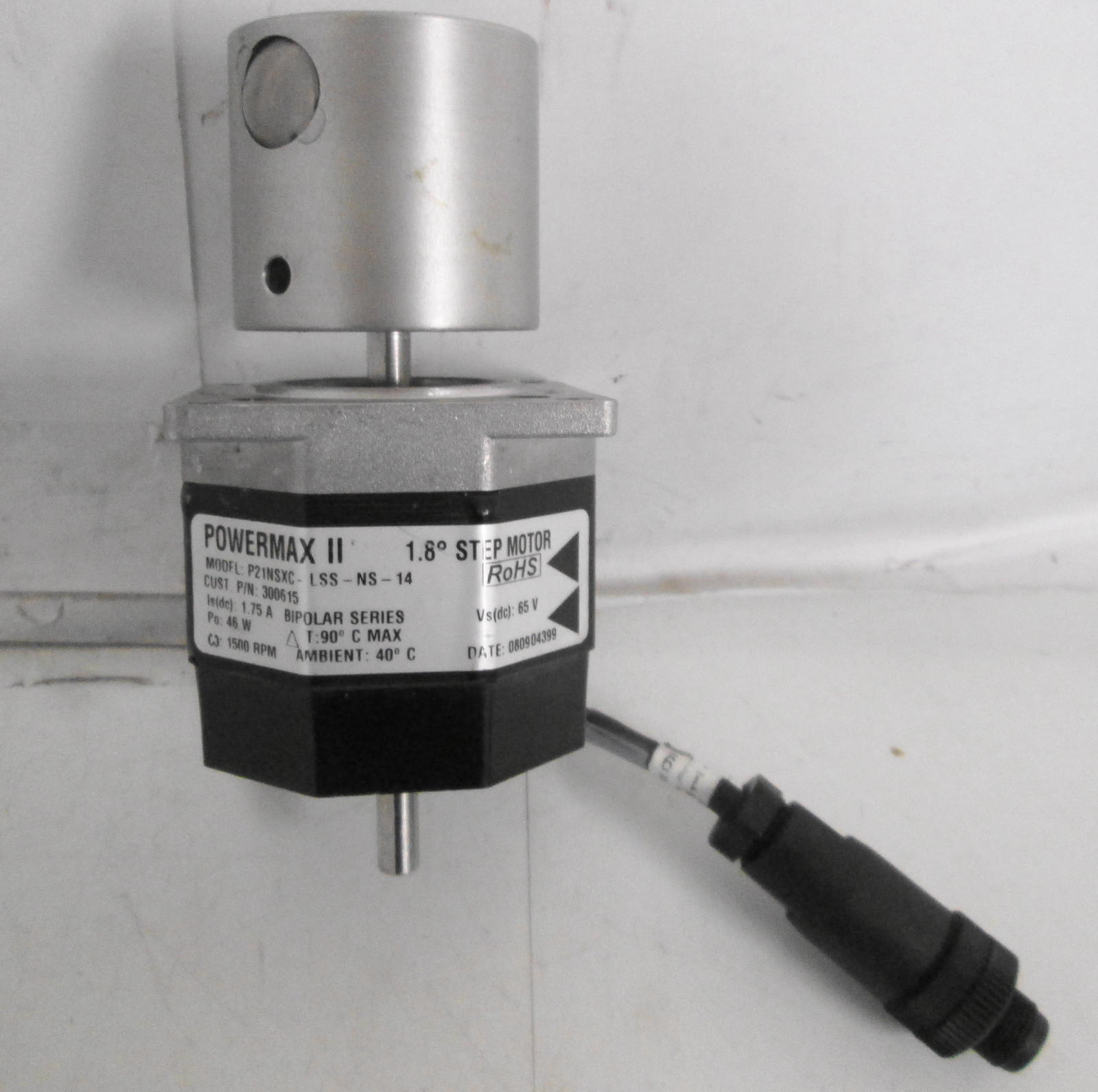 FMI P21NSXC-LSS-NS-14 Stepper Motor 65V 1.75A 1500RPM with accessory