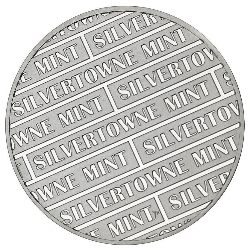 1 Troy oz Mighty Eagle .999 Fine Silver Round