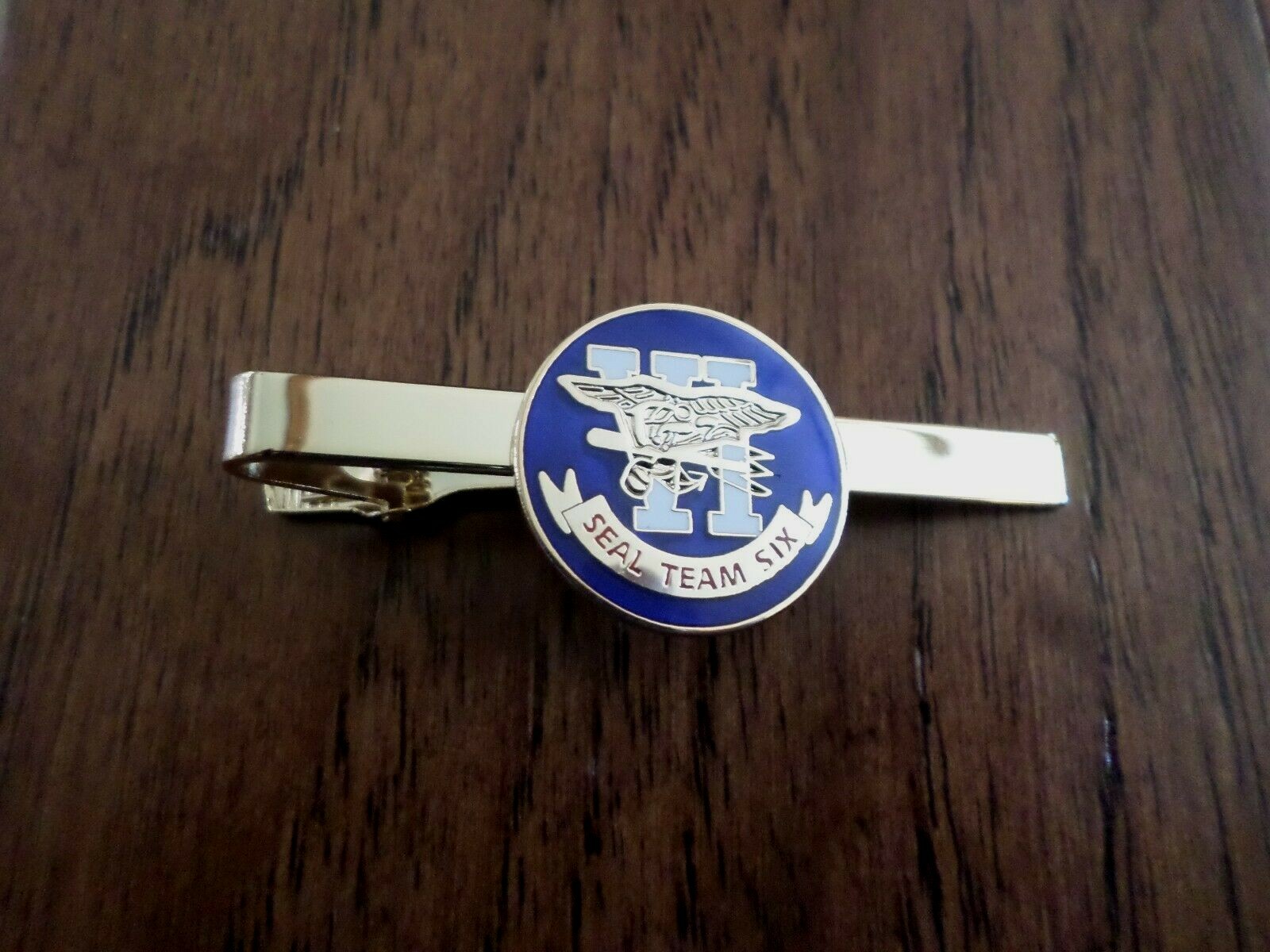 U.S MILITARY NAVY SEAL TEAM SIX 6 TIE BAR TIE TAC CLIP ON U.S.A MADE NEW SEALED